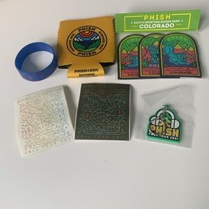 Phish Souvenir Set with Stickers and Keychain